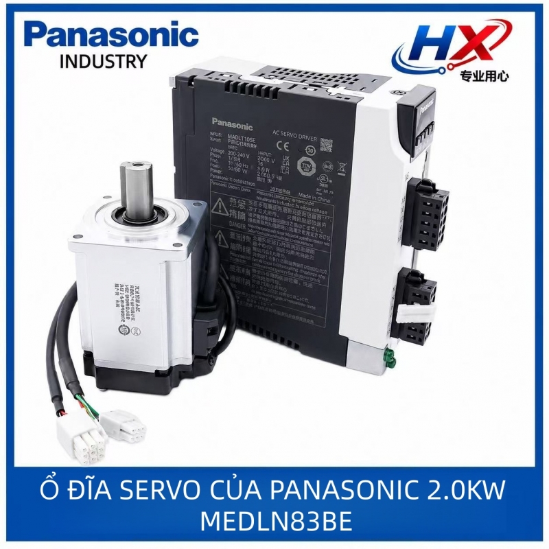 Bộ điều khiển Servo Panasonic MEDLN83BE 2.0KW A6BE EtherCAT E-Frame không STO chính hãng
