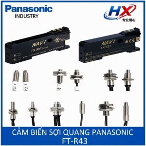 sợi quang truyền qua FT-R43 Panasonic đầu vuông M4 điểm sáng Φ1mm IP67 chịu nhiệt -55~+80℃ cáp R4 uốn bền Free-cut 2m dùng FX100 FX500 công nghiệp