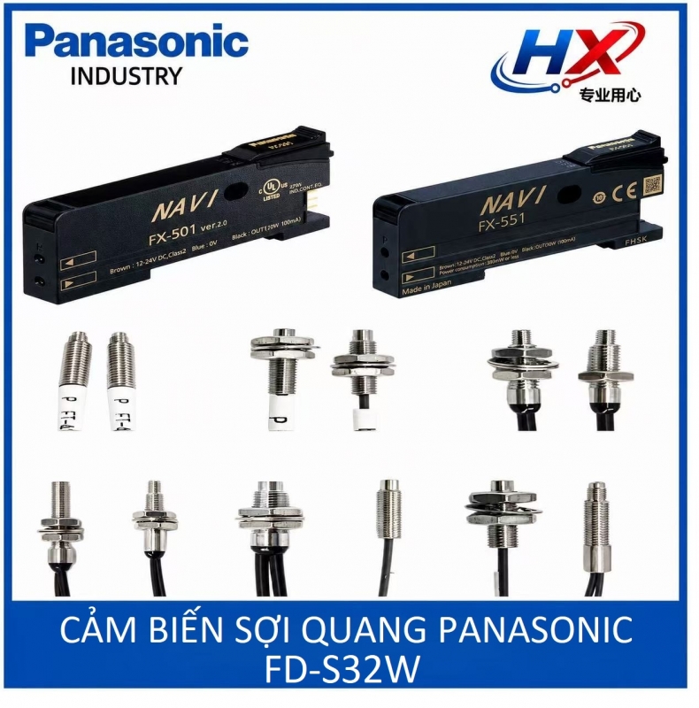 FD-S32W Sợi quang phản xạ Φ3 Panasonic cáp mềm 2M Free-cut cắt dây R1 siêu uốn cực hẹp điểm sáng thay FD-S32 lắp đặt không gian hẹp robot công nghiệp