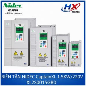 XL2S0015GB0 Biến tần Nidec Captain X 1.5KW 1 pha 220V vector đa năng