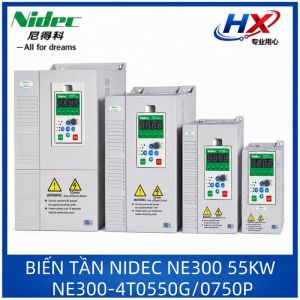E300-4T0550G/0750P Biến tần Nidec NE300 vector 3 pha 380V 55KW nặng tải / 75KW nhẹ tải